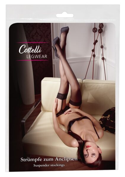 Cottelli LEGWEAR Straps-Strümpfe