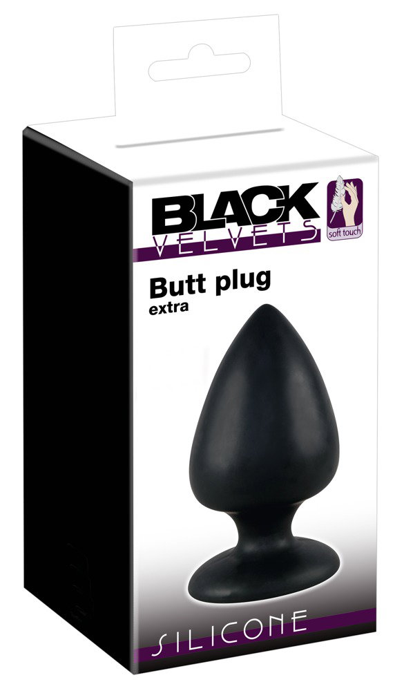 Black Velvets Butt Plug Extra