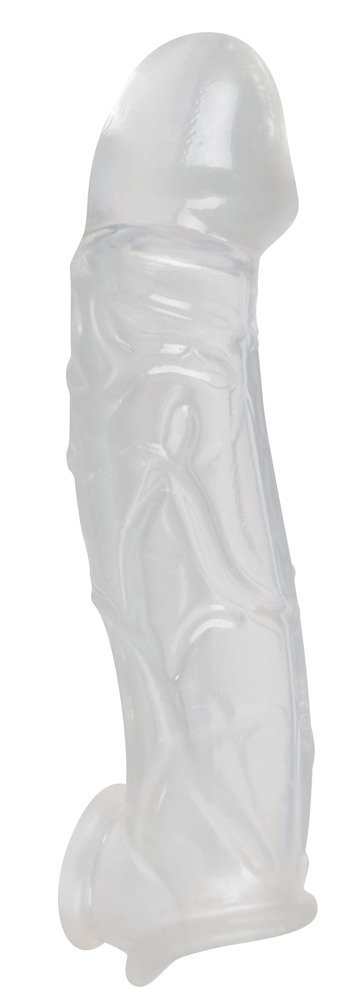 Crystal Penis Sleeve with extension & ball ring – Bild 2