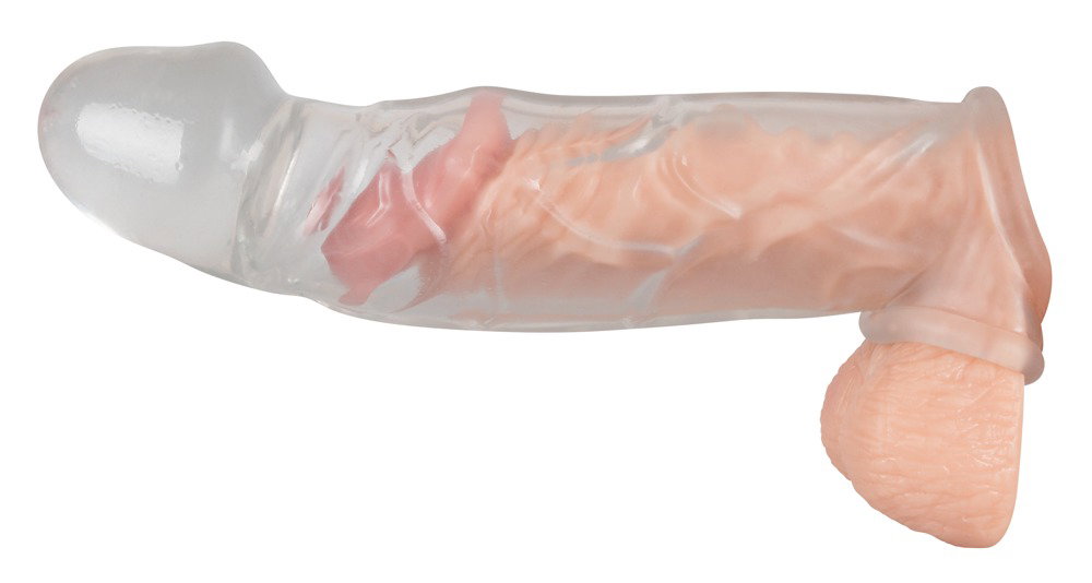 Crystal Penis Sleeve with extension & ball ring – Bild 7