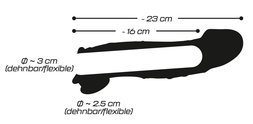 Crystal Penis Sleeve with extension & ball ring – Bild 8
