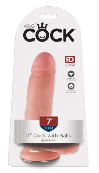 King Cock 7“ Cock with Balls
