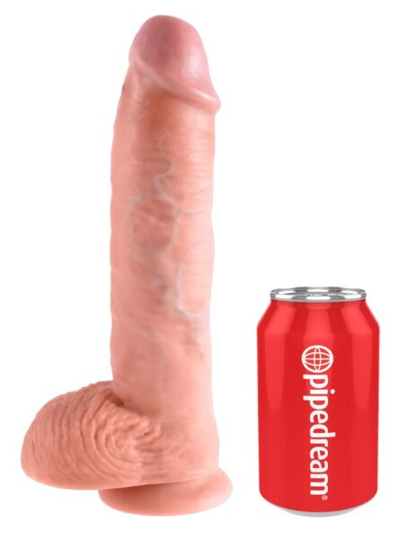 Alternative view of King Cock 10“ Cock with Balls