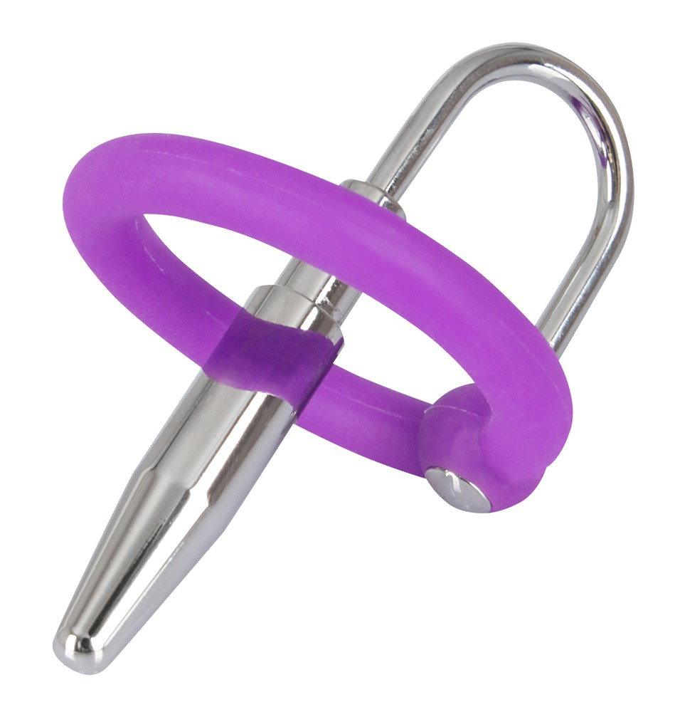 Alternative view of Penisplug Penisplug with a silicone glans ring
