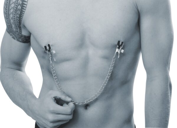 fetish Collection Nipple Clamps with Metal Chain – Bild 7