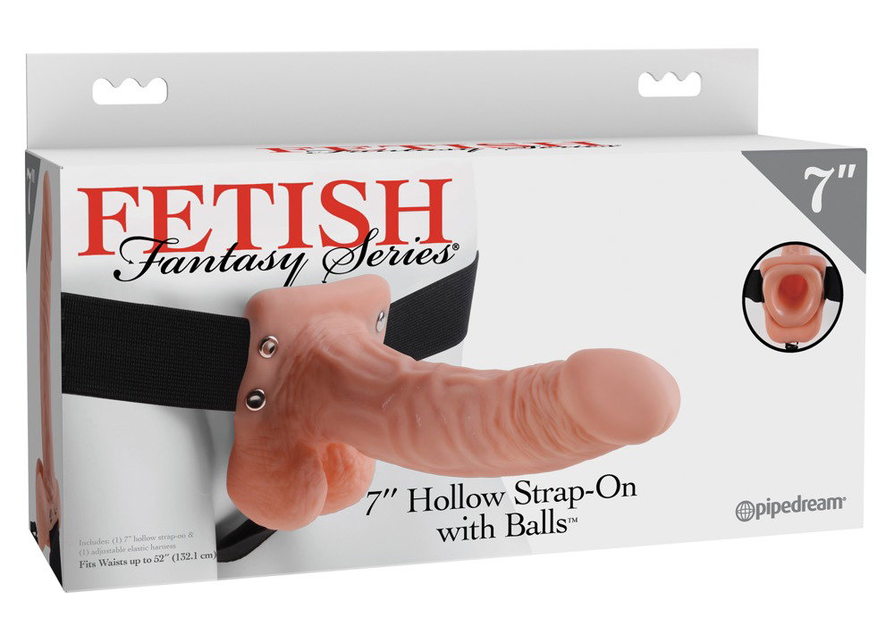 Fetish Fantasy Series Hollow Strap-on with Balls