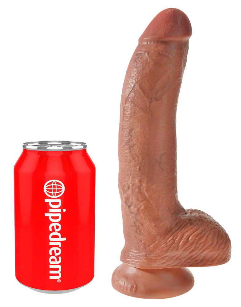 Alternative view of King Cock 9“ Cock with Balls