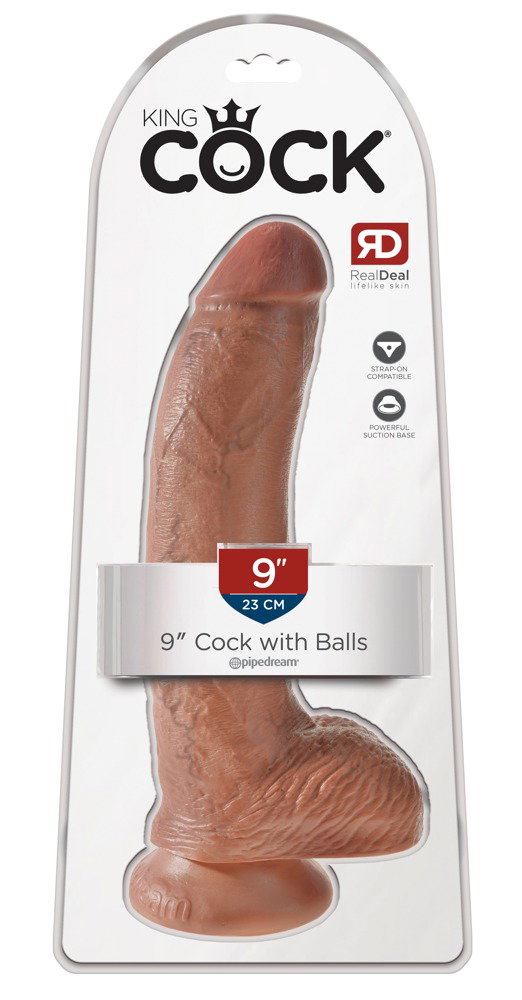 King Cock 9“ Cock with Balls