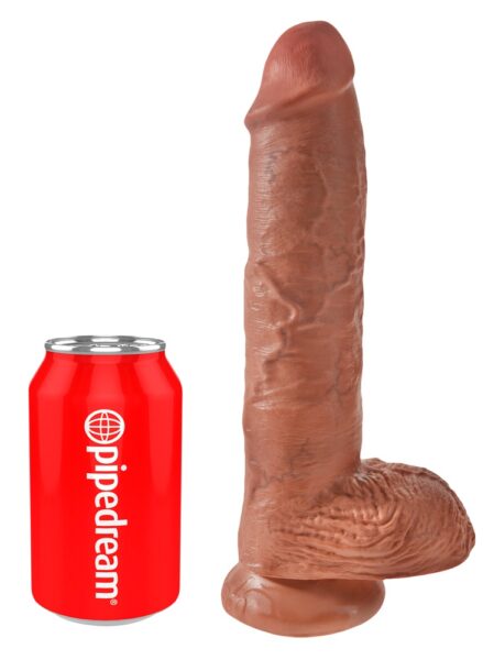 Alternative view of King Cock 10“ Cock with Balls