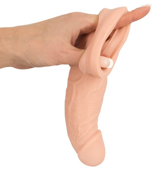 Nature Skin Penis Sleeve with Extension – Bild 5
