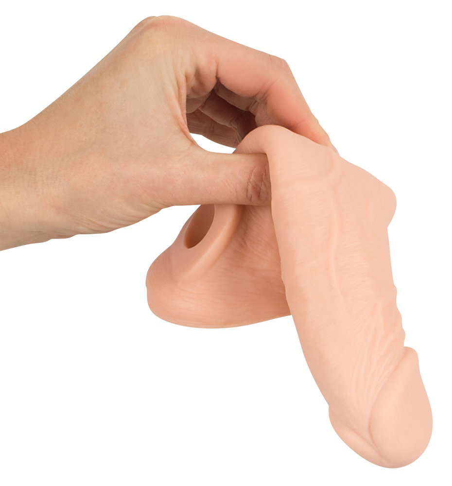 Nature Skin Penis Sleeve with Extension – Bild 6