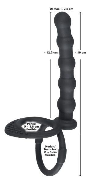 Black Velvets Cock & ball ring – Bild 8