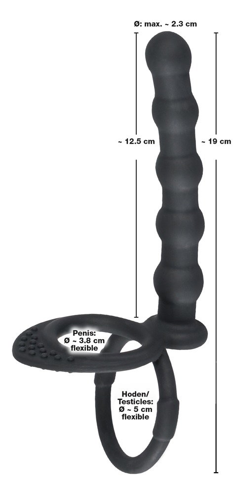 Black Velvets Cock & ball ring – Bild 8