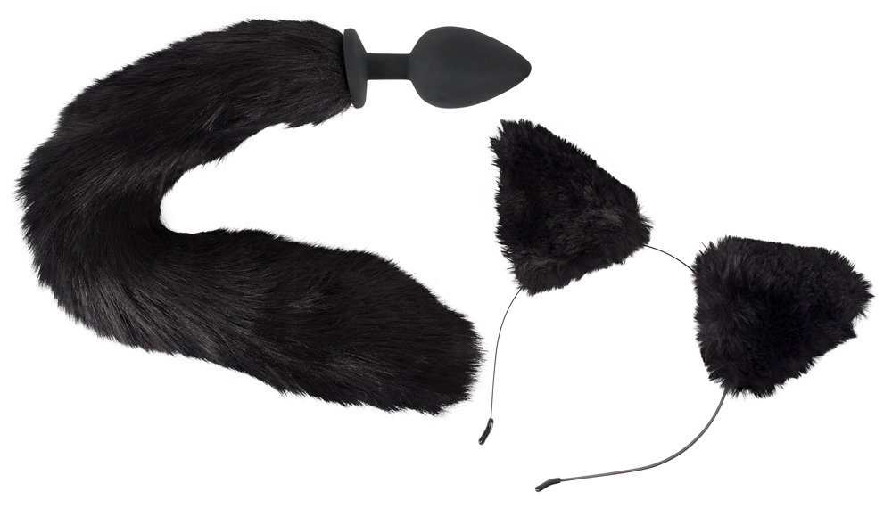 Alternative view of Bad Kitty Pet Play Plug & Ears