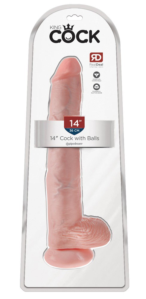 King Cock 14“ Cock with Balls