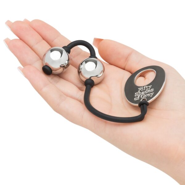 Fifty Shades of Grey Inner Goddess Mini Silver Pleasure Balls – Bild 4