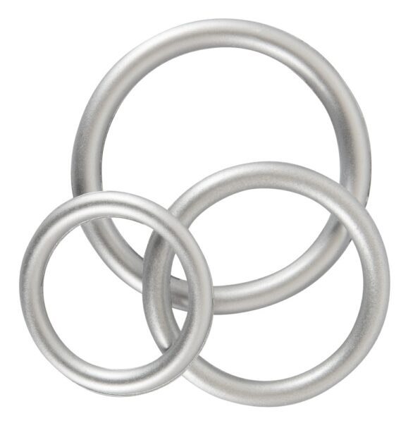 You2Toys Metallic Silicone Cock Ring Set – Bild 4