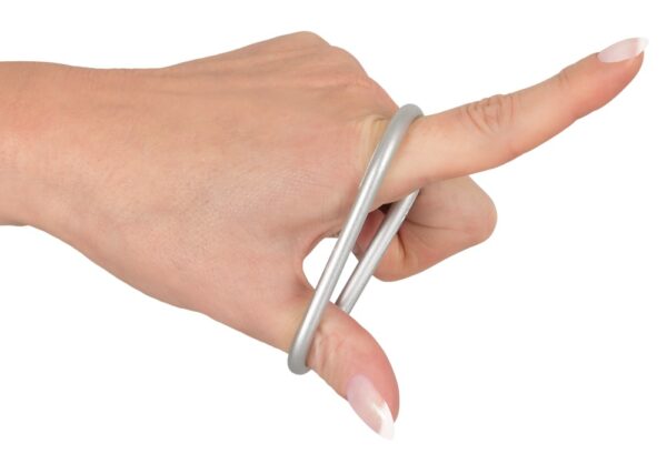 You2Toys Metallic Silicone Cock Ring Set – Bild 6