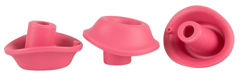 Alternative view of Womanizer Heads 3er Raspberry