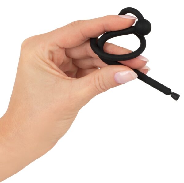 Penisplug Piss Play With Glans Ring & Stopper – Bild 3