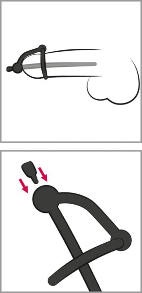 Penisplug Piss Play With Glans Ring & Stopper – Bild 8