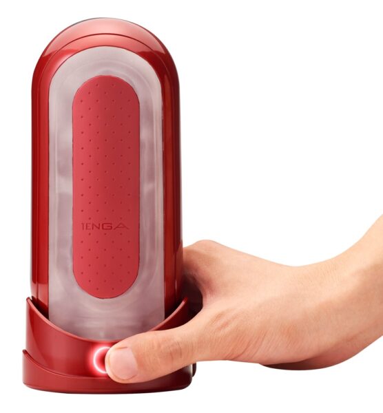 TENGA Flip 0 (Zero) Red Warmer Package – Bild 3