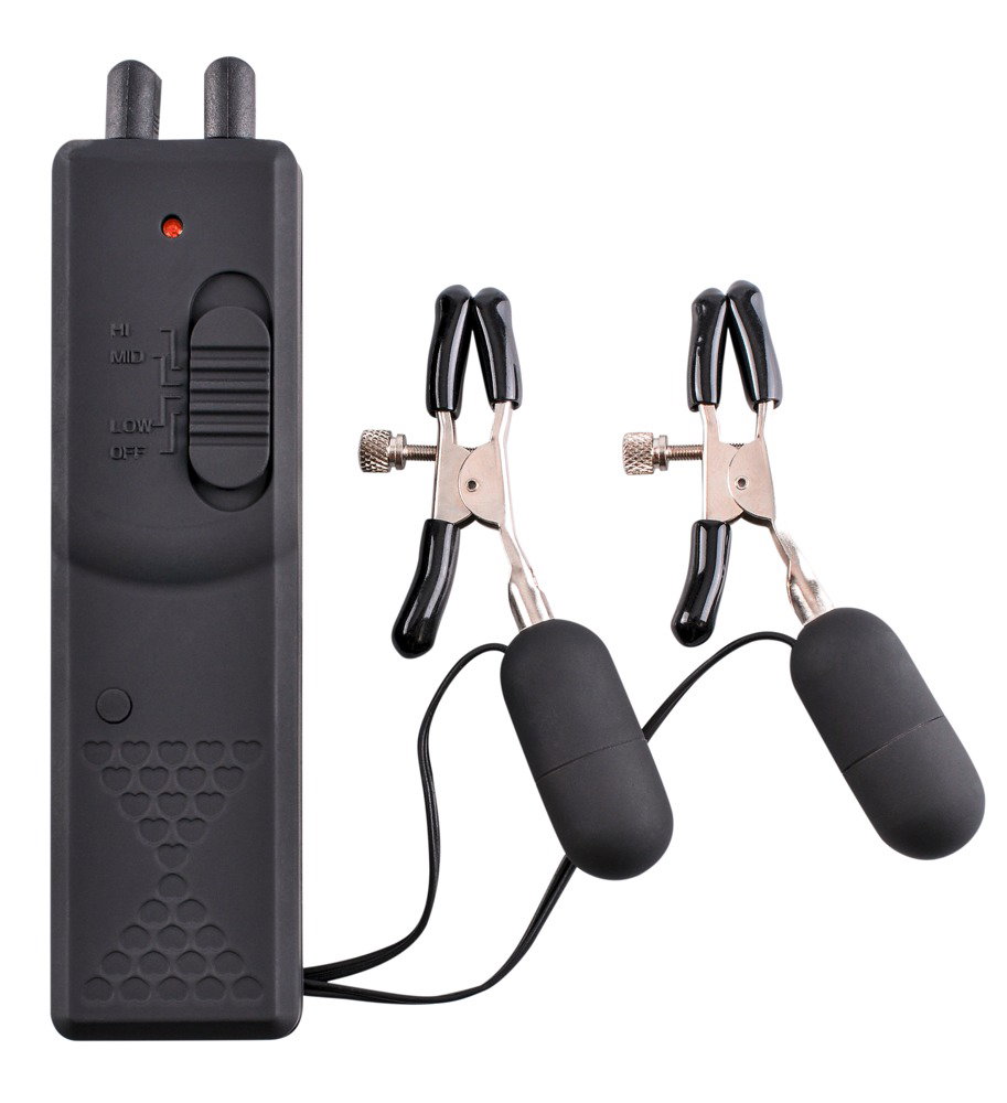 Alternative view of Fetish Fantasy Series Vibrating Nipple Clamps