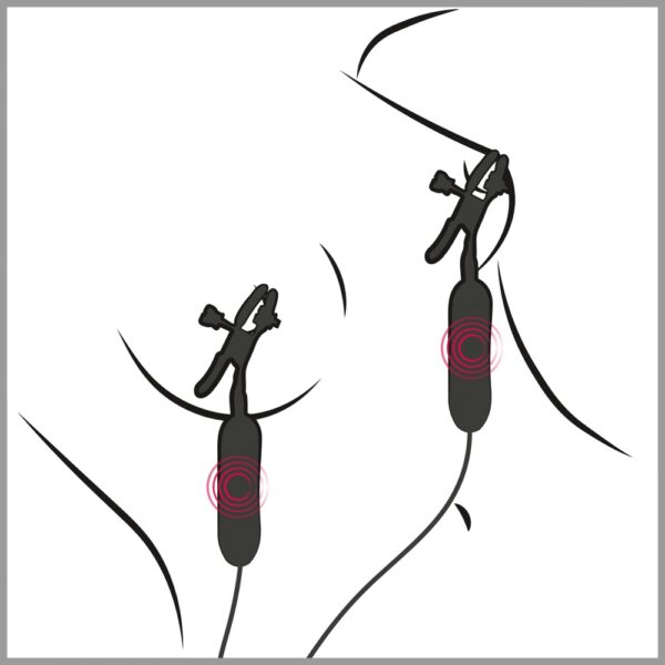 Fetish Fantasy Series Vibrating Nipple Clamps – Bild 4