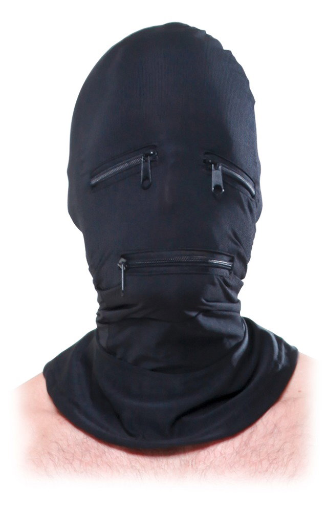Alternative view of Fetish Fantasy Series Zipper Face Hood