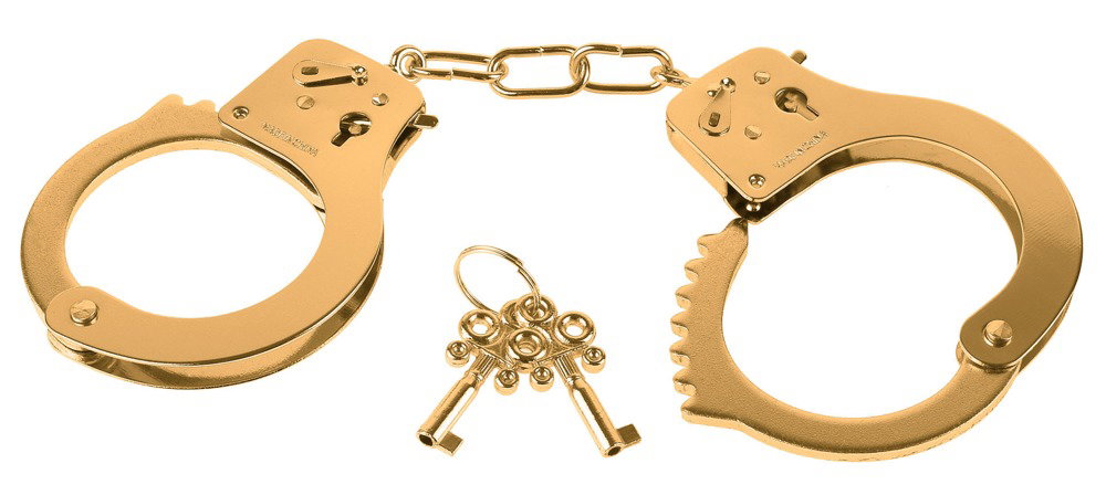 Alternative view of Fetish Fantasy Gold Metal Cuffs