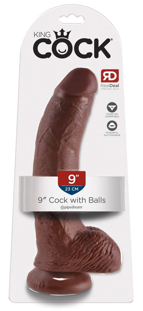 King Cock 9“ Cock with Balls