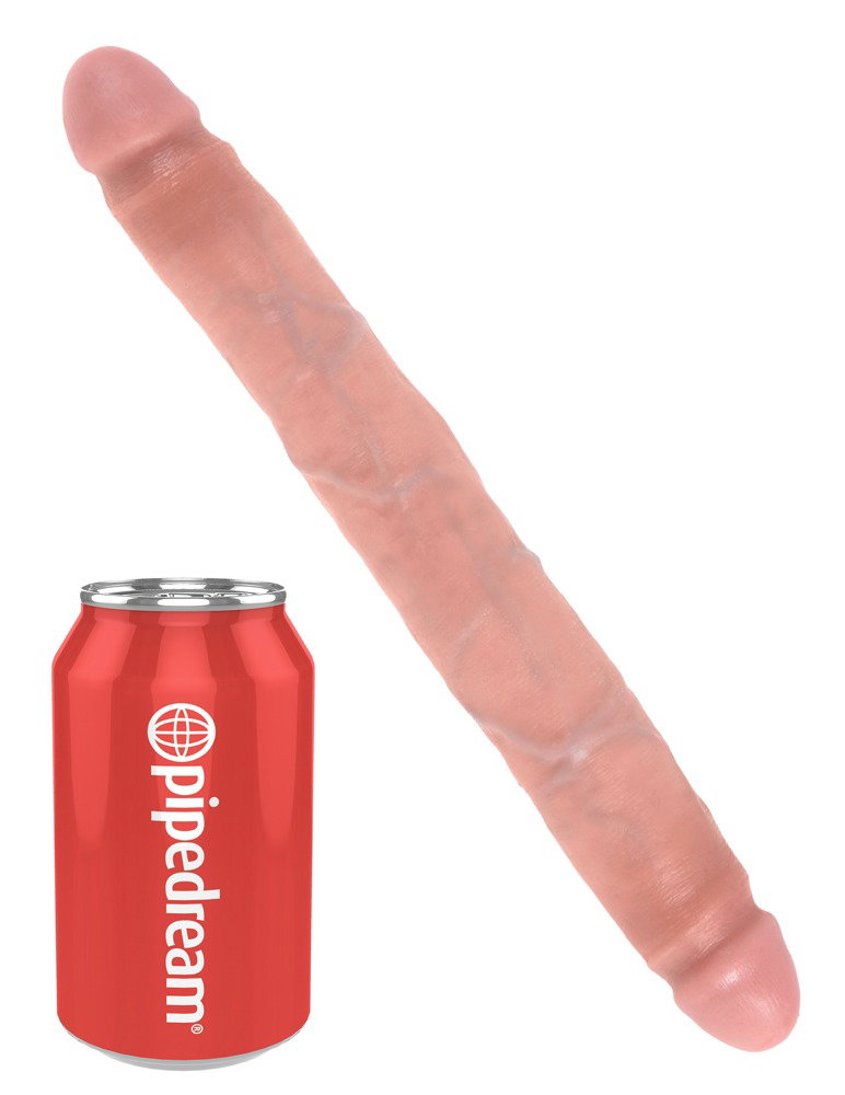 Alternative view of King Cock 12“ Slim Double Dildo