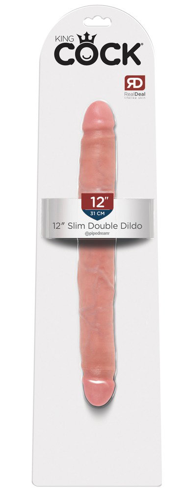 King Cock 12“ Slim Double Dildo