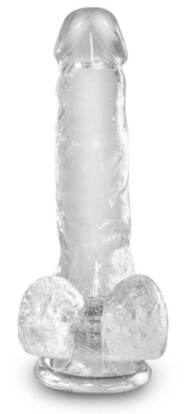 King Cock Clear Cock with Balls 6" – Bild 3
