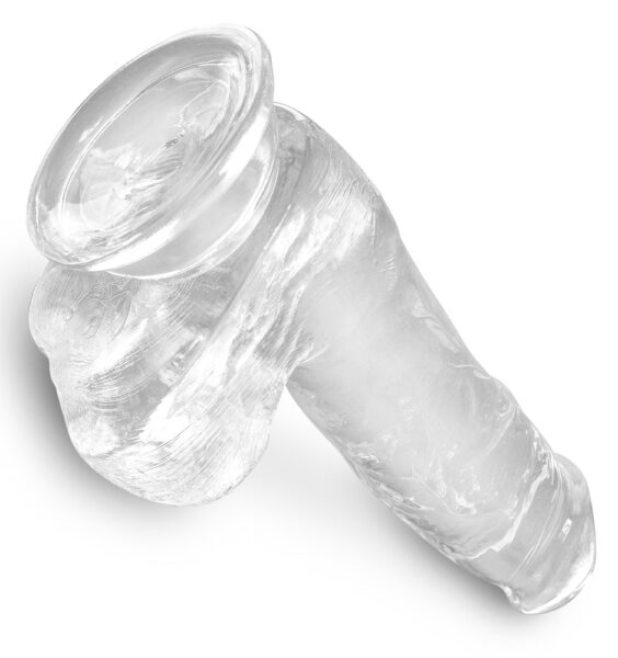 King Cock Clear Cock with Balls 6" – Bild 4