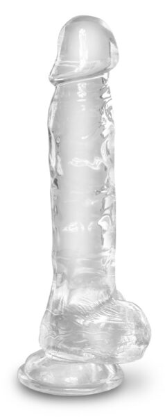 Alternative view of King Cock Clear 8“ Cock with Balls