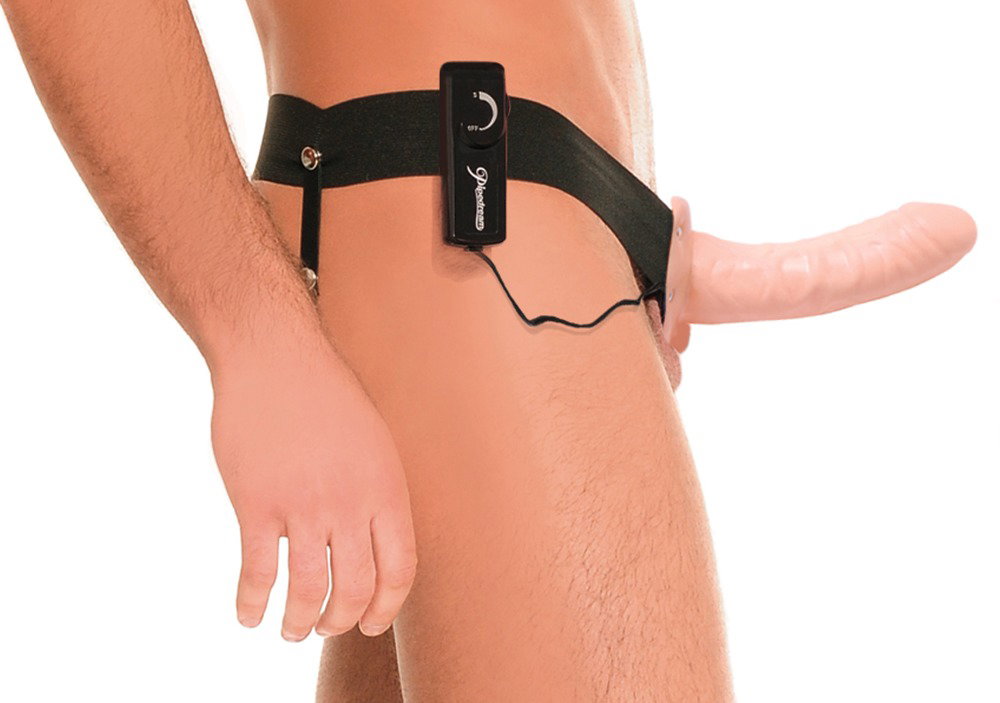 Alternative view of Fetish Fantasy Series Vibrating Hollow Strap-On