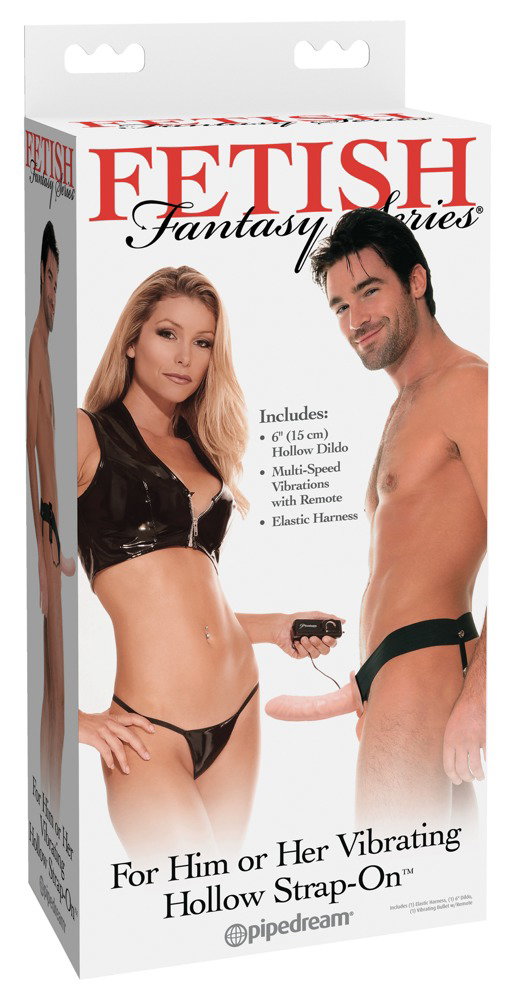 Fetish Fantasy Series Vibrating Hollow Strap-On
