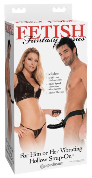 Fetish Fantasy Series Vibrating Hollow Strap-On – Bild 6