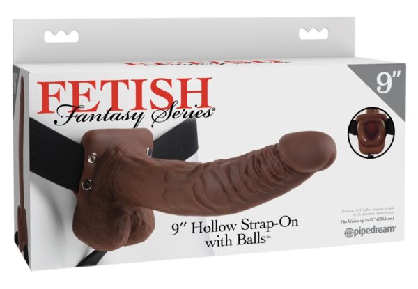 Fetish Fantasy Series 9“ Hollow Strap-on with Balls – Bild 8