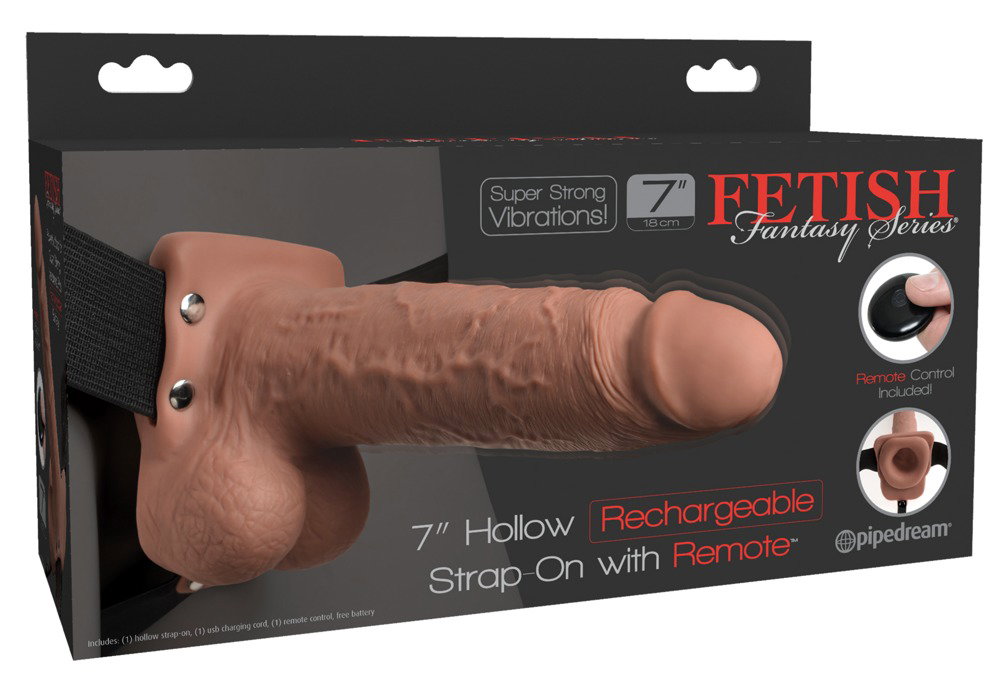 Fetish Fantasy Series Hollow Strap-On with Rechargeable Remote