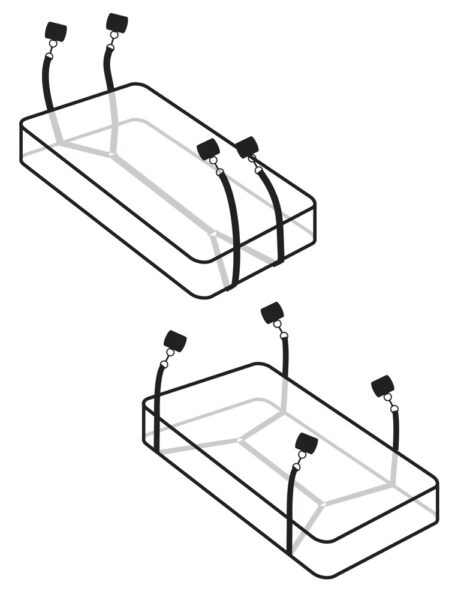 Fetish Fantasy Series Limited Edition Wraparound Mattress Restraints – Bild 4