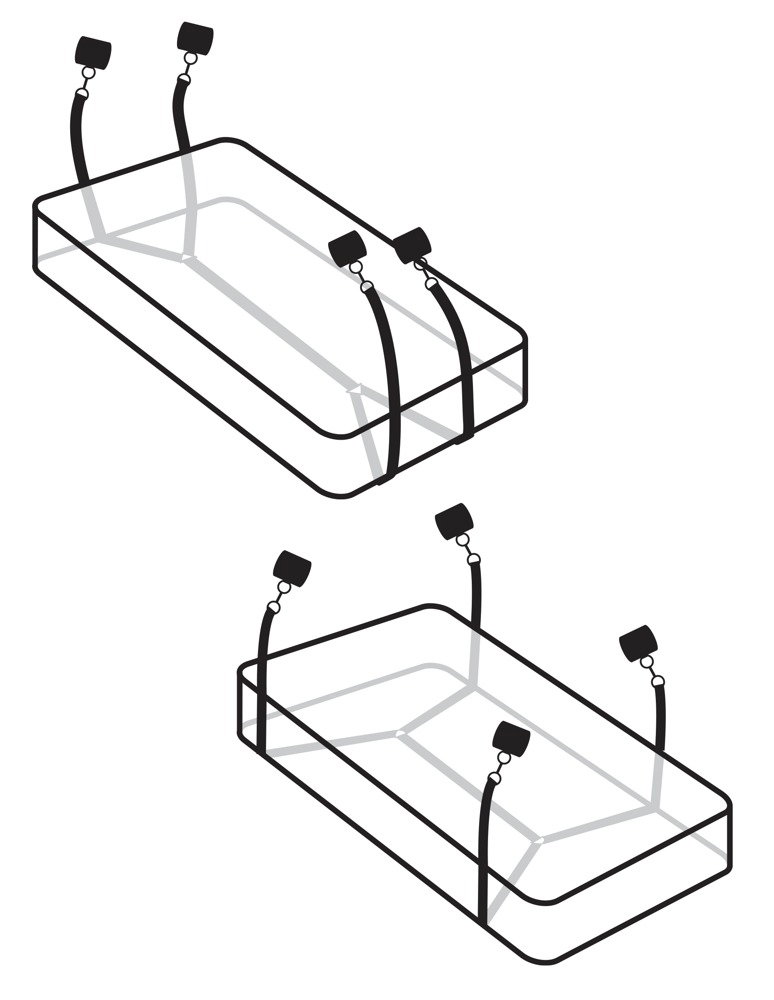 Fetish Fantasy Series Limited Edition Wraparound Mattress Restraints – Bild 4