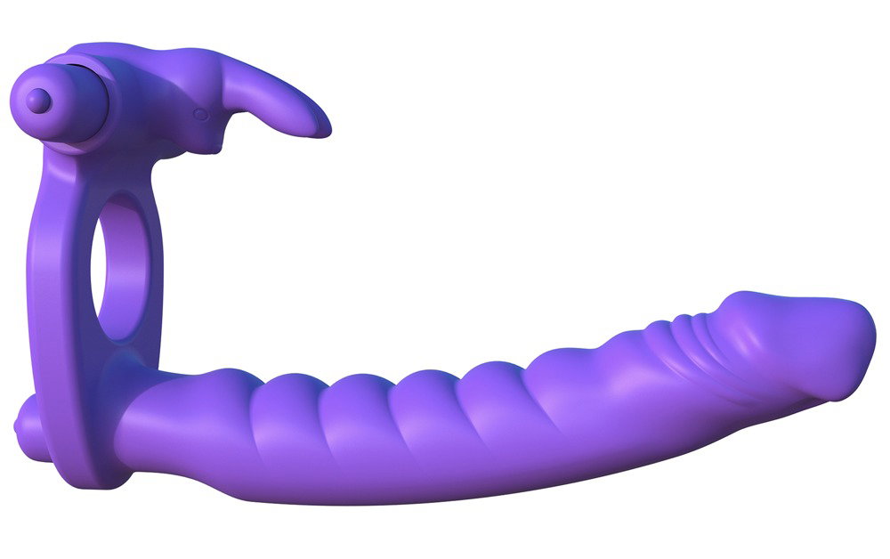 Alternative view of Fantasy C-Ringz Silicone Double Penetrator Rabbit
