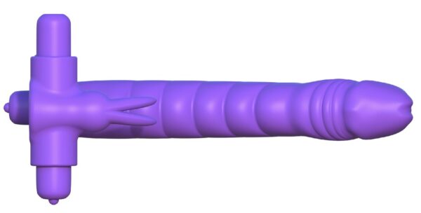 Fantasy C-Ringz Silicone Double Penetrator Rabbit – Bild 4