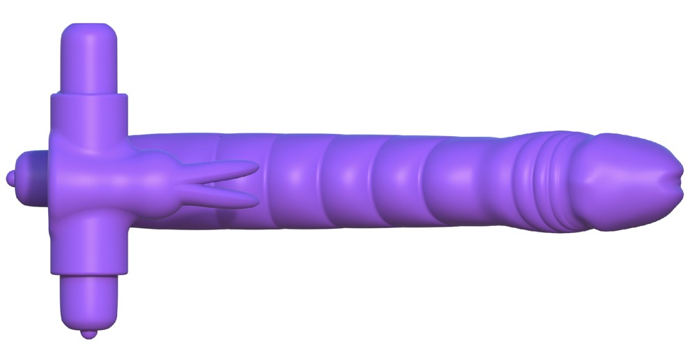 Fantasy C-Ringz Silicone Double Penetrator Rabbit – Bild 4