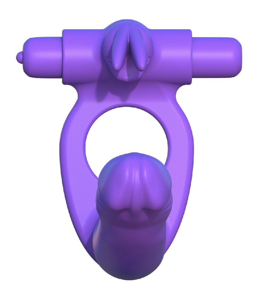 Fantasy C-Ringz Silicone Double Penetrator Rabbit – Bild 5