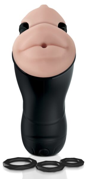 PDX Elite Double Penetration Vibrating Stroker – Bild 3