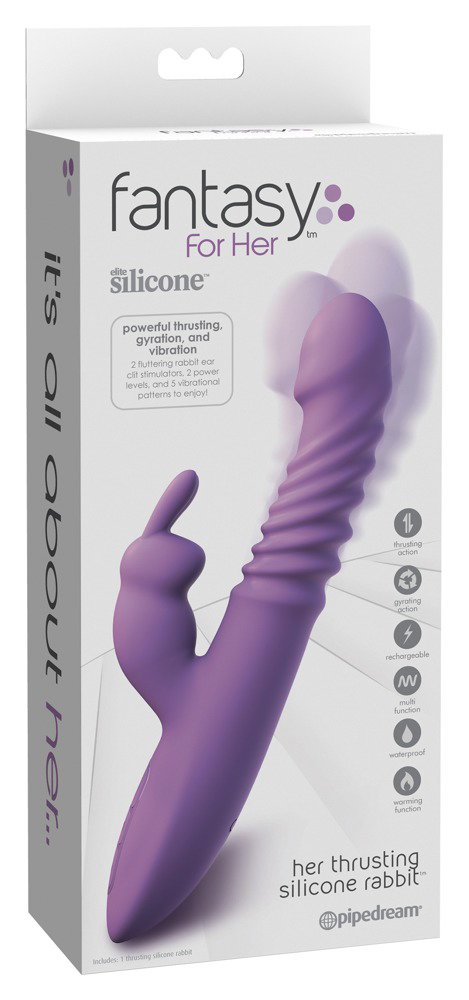 Fantasy For Her her thrusting silicone rabbit