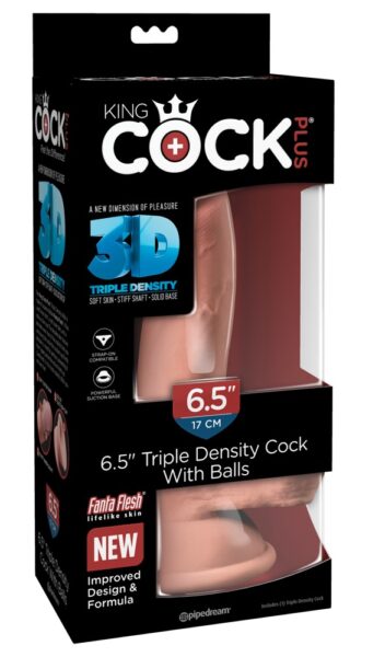 King Cock Plus 6,5“ Triple Density Cock with Balls